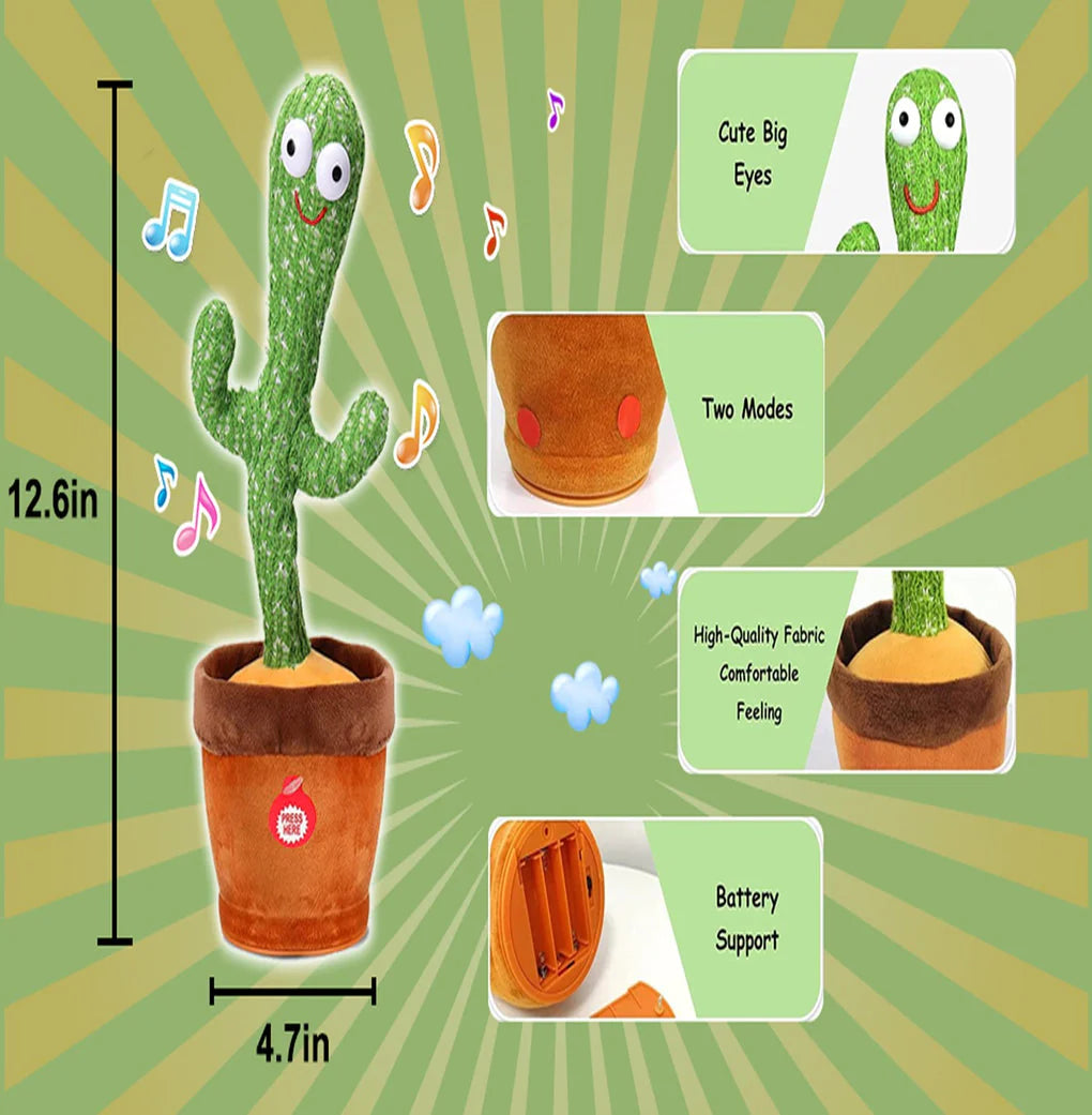 Dancing Cactus (Rechargeable)