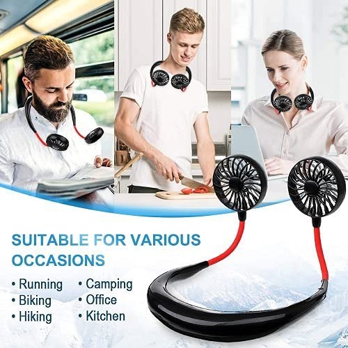 Neck Adjustment Fan Hands-free Hanging (Random Color)