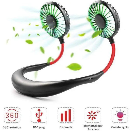 Neck Adjustment Fan Hands-free Hanging (Random Color)